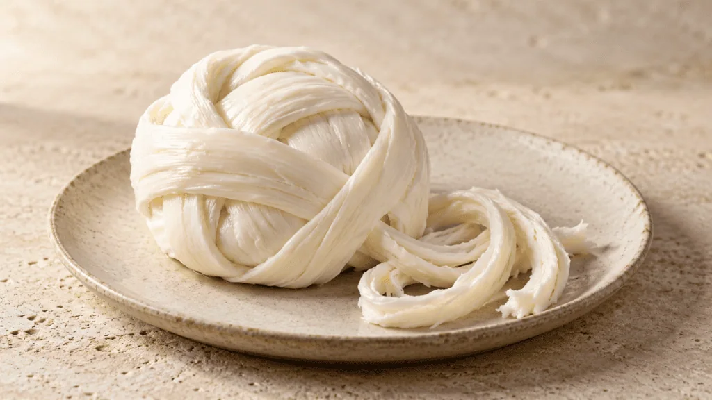 Boule filée de fromage Oaxaca blanc