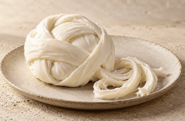 Boule filée de fromage Oaxaca blanc