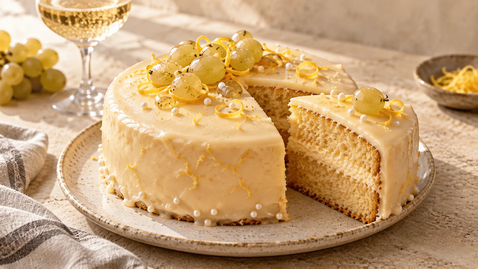 Gâteau au champagne