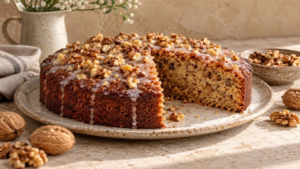 Gâteau aux noix, vue principale