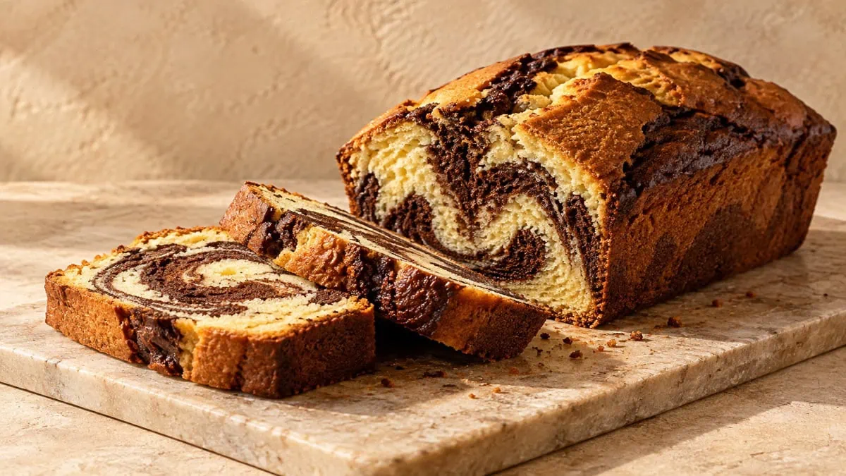 Gâteau marbré – vue principale