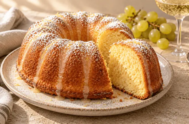 Gâteau moelleux au champagne