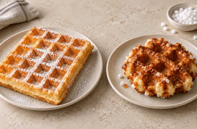 Gaufre classique ou gaufre de Liège : quelles différences ?