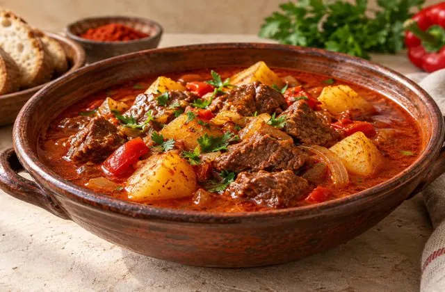Goulash, vue principale
