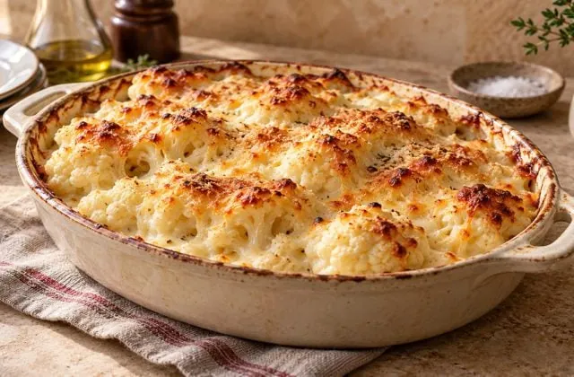 Gratin de chou-fleur, vue principale