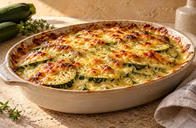 Gratin de courgettes – vue principale