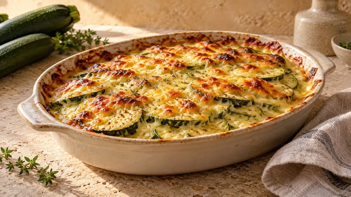 Gratin de courgettes – vue principale