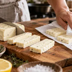 Halloumi grillé aux légumes
