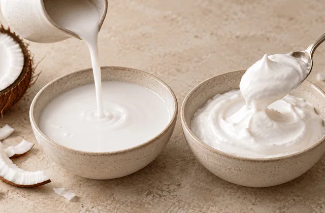 Lait de coco ou crème de coco : lequel choisir ?