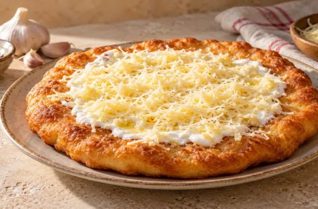 Lángos, vue principale