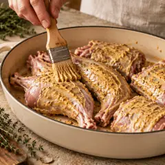 Lapin à la moutarde