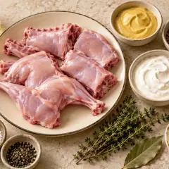 Lapin à la moutarde