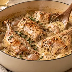 Lapin à la moutarde