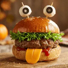 Mini-burgers monstres