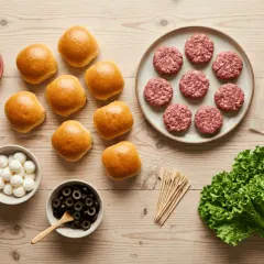 Mini-burgers monstres
