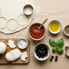 Mini-pizzas fantômes
