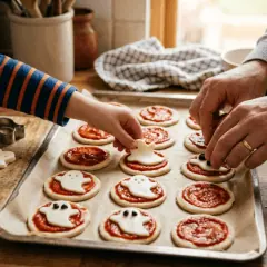Mini-pizzas fantômes