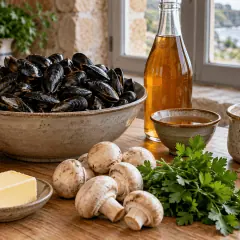 Moules à la normande