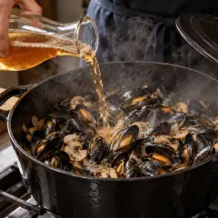 Moules à la normande