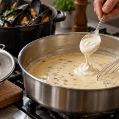 Moules à la normande