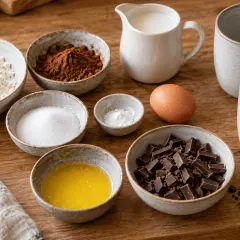 Mug cake au chocolat au micro-ondes