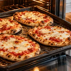 Naan pizza margherita