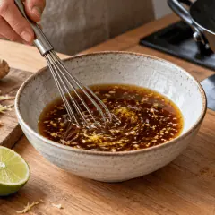Nouilles sautées aux crevettes