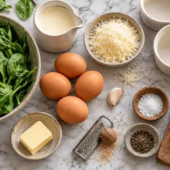 Œufs cocotte aux épinards