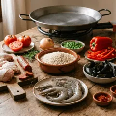 Paella mixte