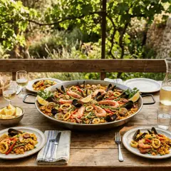 Paella mixte