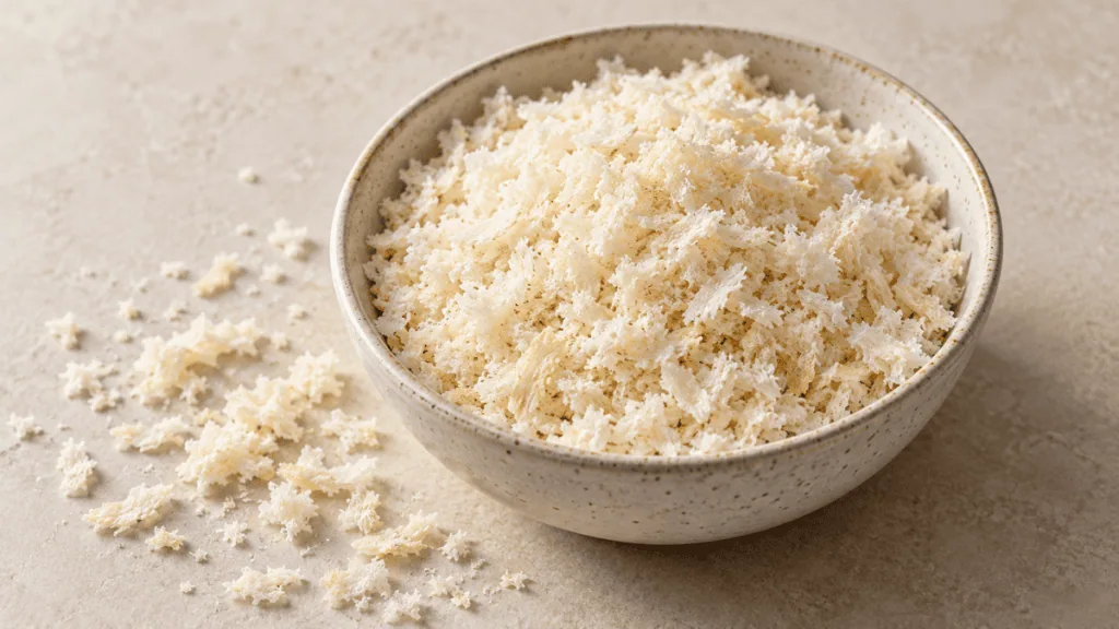 Chapelure panko en gros flocons blancs