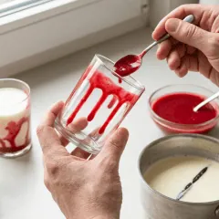 Panna cotta sanglante