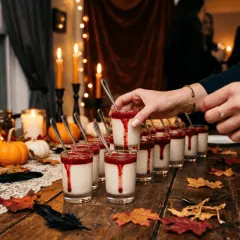 Panna cotta sanglante