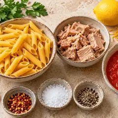 Pâtes au thon et à la tomate