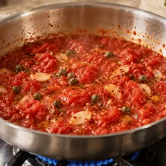 Pâtes au thon et à la tomate