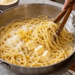 Pâtes citron-parmesan