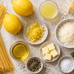 Pâtes citron-parmesan