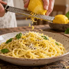 Pâtes citron-parmesan