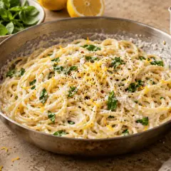Pâtes à la ricotta et au citron