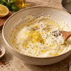 Pâtes à la ricotta et au citron