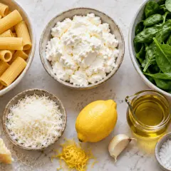Pâtes ricotta-épinards