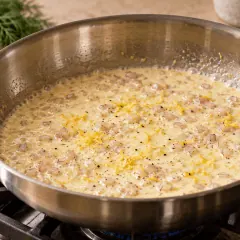 Pâtes au saumon fumé