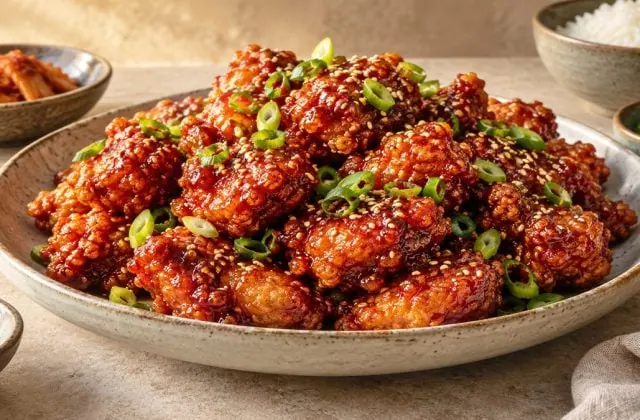 Poulet frit coréen, vue principale