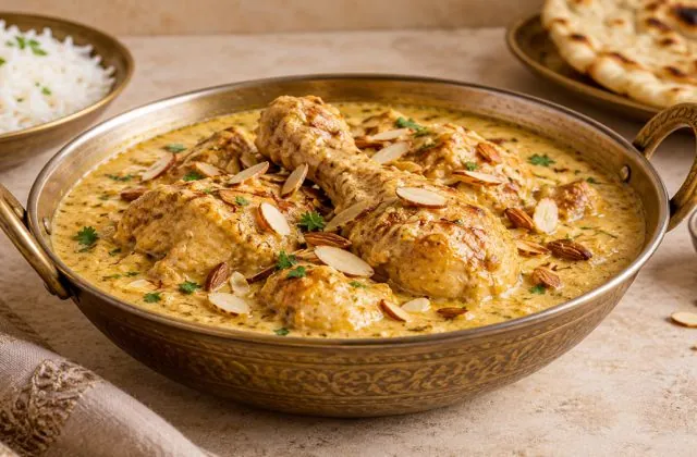 Poulet korma, vue principale