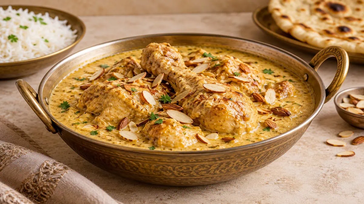 Poulet korma, vue principale