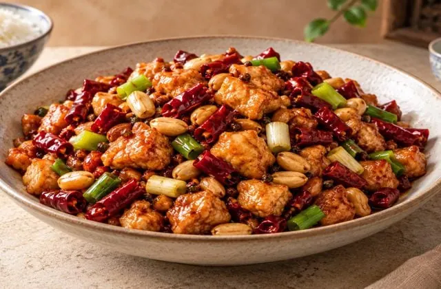 Poulet kung pao, vue principale