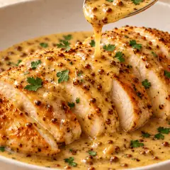 Poulet miel-moutarde