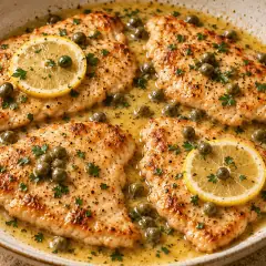 Poulet piccata au citron