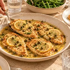 Poulet piccata au citron
