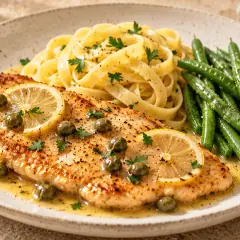 Poulet piccata au citron